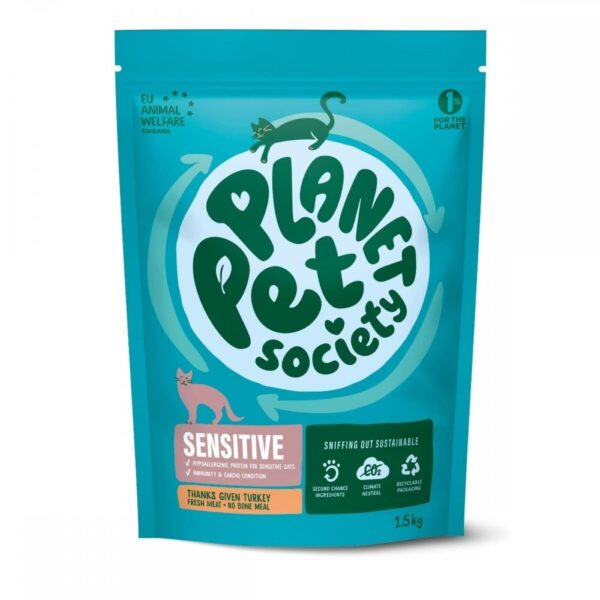 Planet Pet Society Cat Sensitive Thanks Given Turkey (1