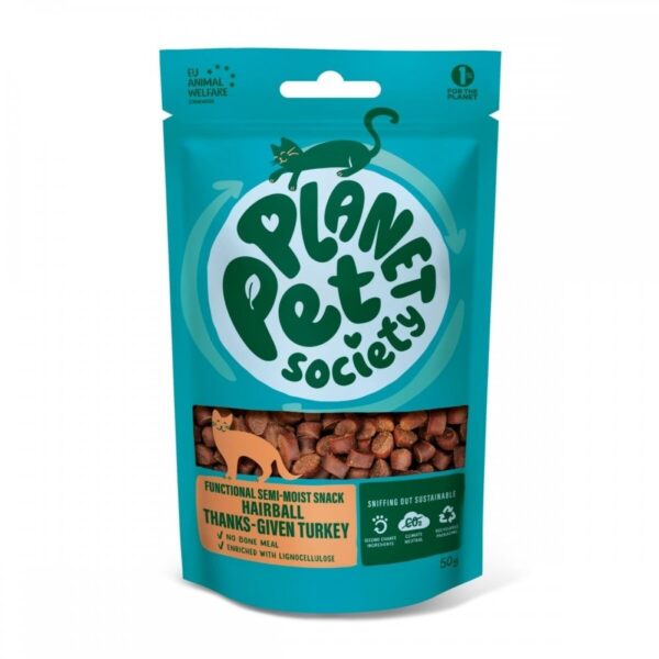 Planet Pet Society Cat Functional Hairball Kalkun 50 g