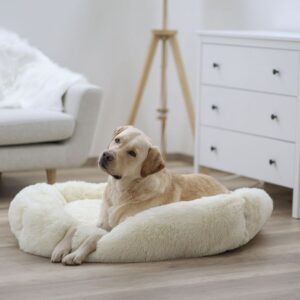 Kerbl Fluffy Hundeseng Hvit (80 x 60 cm)