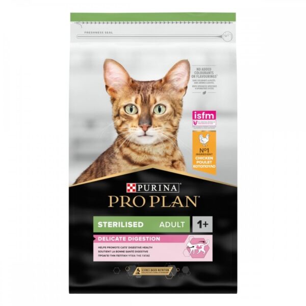 Purina Pro Plan Cat  Adult Sterilised Delicate Digestion Chicken (10 kg)