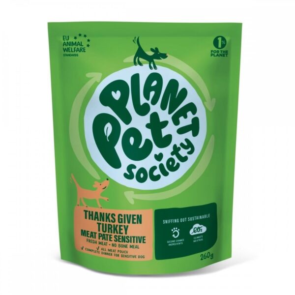 Planet Pet Society Dog Sensitive Kalkun 260 g