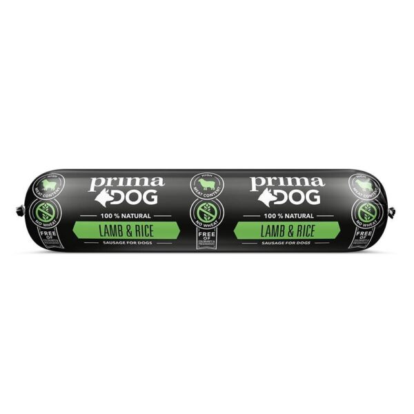 PrimaDog Sausage Lamb & Rice 800 g