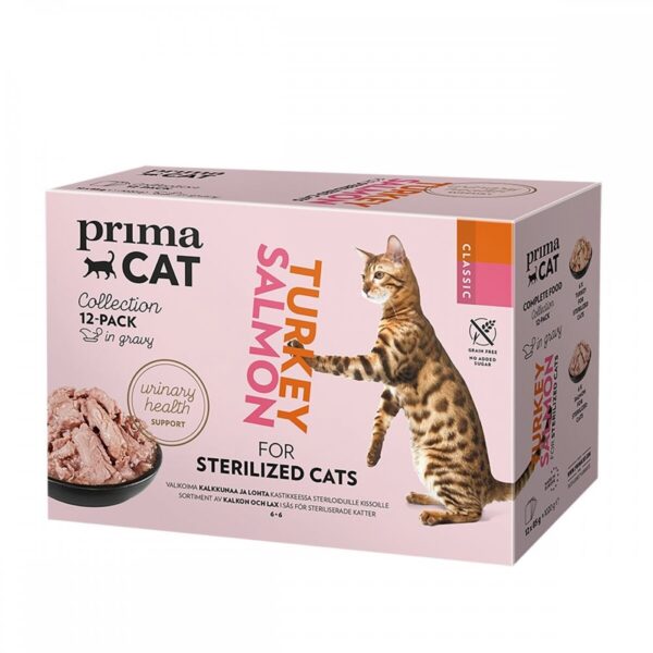 PrimaCat Classic Sterilized Gravy 12 x 85 g