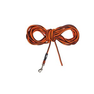 Pro Dog Rope Treningsline Svart & Oransj