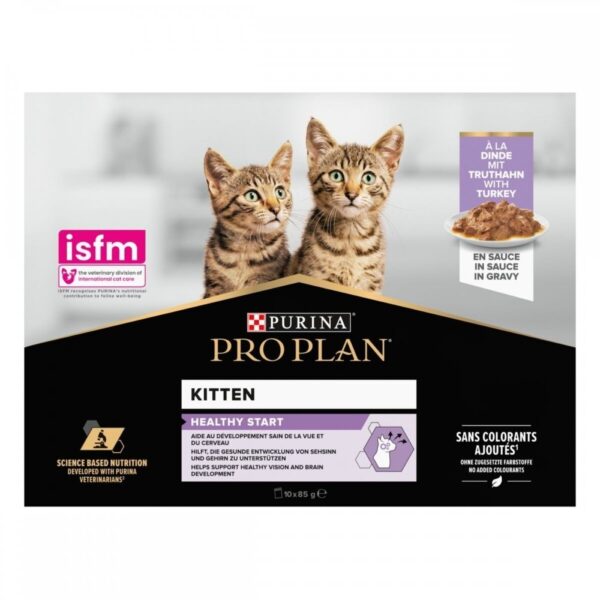 Pro Plan Kitten Turkey Multipack Wet 10x85 g