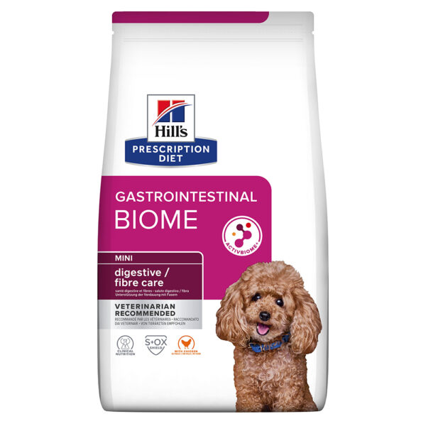 Hill's Prescription Diet Gastrointestinal Biome Mini tørrfôr til hunder med kylling - 6 kg