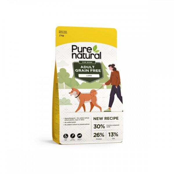 Purenatural Dog Adult Grain Free Lamb (2 kg)