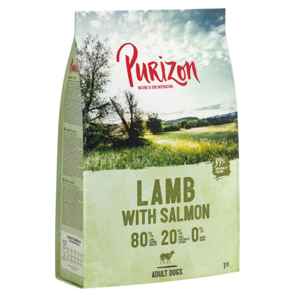 1 kg Purizon Hundetørrfôr til prøvepris! - Adult Lam med Laks