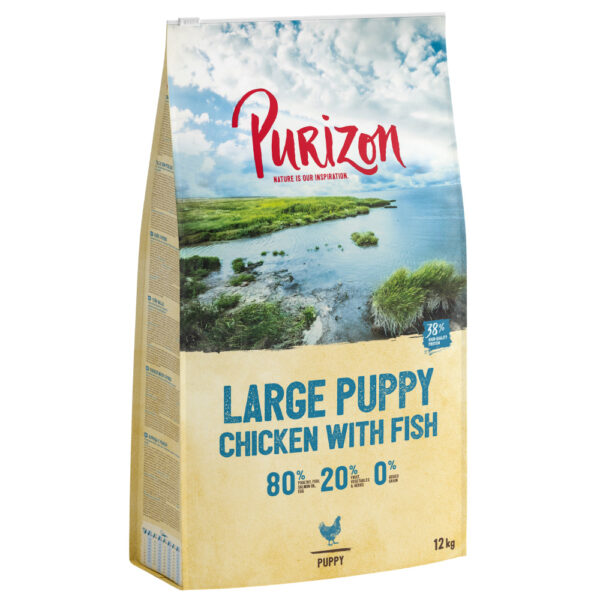 Purizon Large Puppy Kylling & Fisk - kornfri - 12 kg