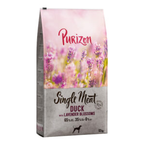 Purizon Single Meat Adult Duck med eple- og lavendelblomster - 12 kg