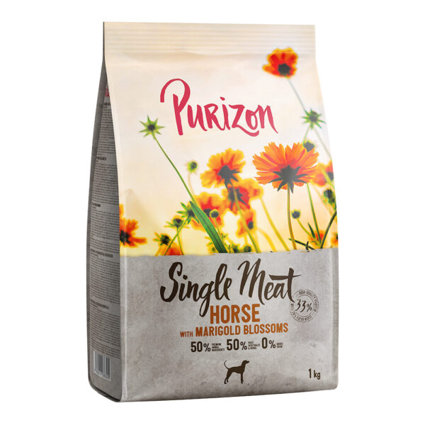 Purizon Single Meat Adult Hest med søtpotet og ringblomst - 1 kg