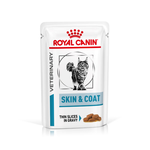 Royal Canin Veterinary Feline Skin & Coat i saus - 12 x 85 g