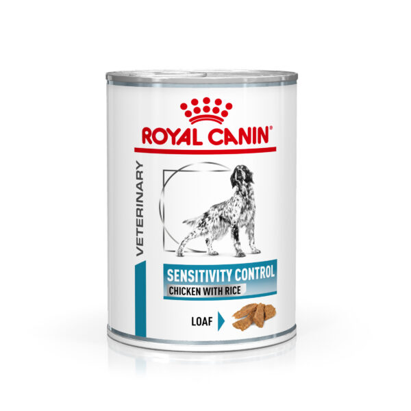 Royal Canin Veterinary Canine Sensitivity Control Chicken with Rice in Loaf - 24 x 410 g