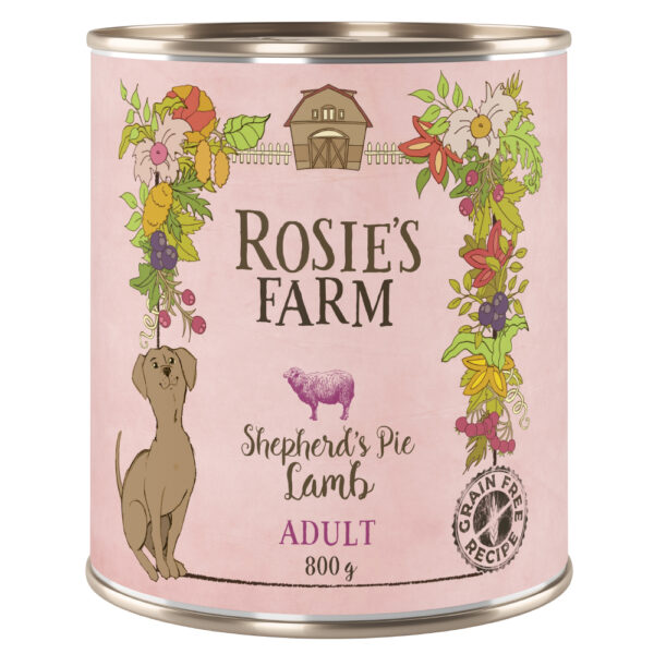 Rosie's Farm Adult 6 x 800 g - Lam