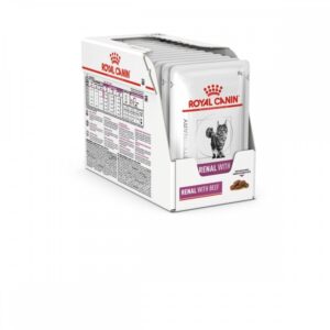 Royal Canin Veterinary Diets Cat Renal with Beef 12x85 g