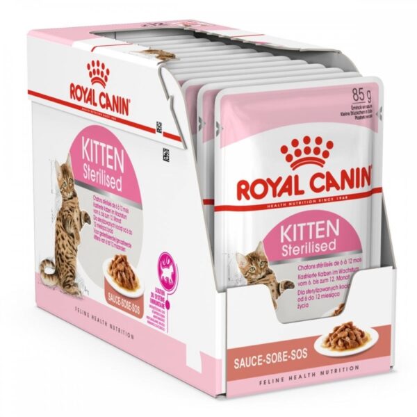 Royal Canin Kitten Sterilised Gravy 12x85 g