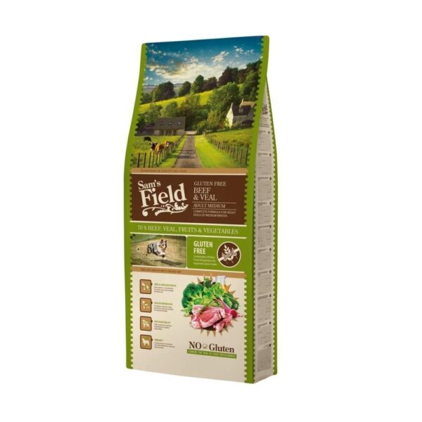 Sam´s Field Adult Maedium Beef & Veal (13 kg)