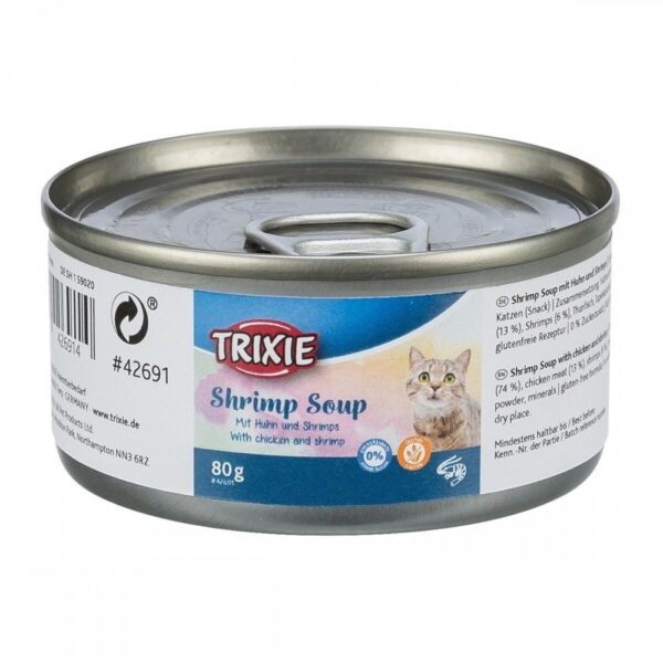 Trixie Suppe til Katt med Kylling och Reke 80 g