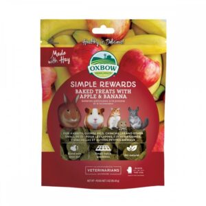 Oxbow Simple Rewards Baked Treats with Apple & Banana 85 g