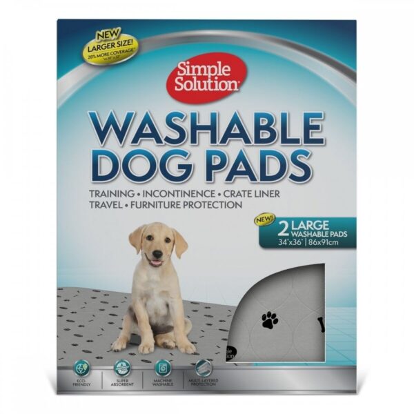 SimpleSolution Washable Dog Pads 2-p