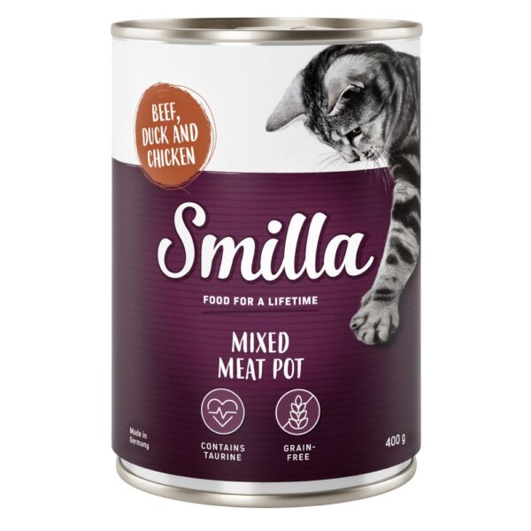 Smilla Mixed Meat Pot 6 x 400 g - Okse