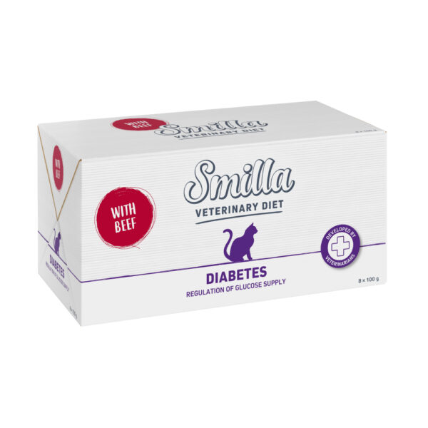 14 + 2 gratis! 16 x 100 g Smilla Veterinary Diet - Diabetes