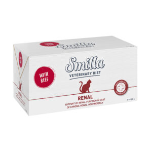 14 + 2 gratis! 16 x 100 g Smilla Veterinary Diet - Renal Storfe