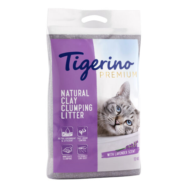 Tigerino Special Edition / Premium Kattesand - Lavendelduft - 12 kg