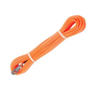 Oransj gummiert sporline / Langline til hund 4mm