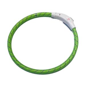 L-XL MAX Flashband LED-ring til hund (62 cm)