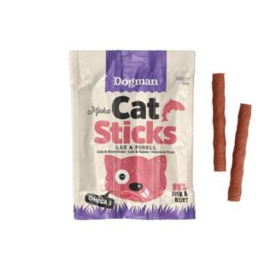 3pk Cat Sticks til katt med Laks&Ørret