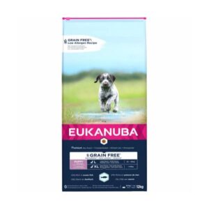 Eukanuba Puppy Jr L / XL breed Grain Free Ocean Fish 12kg