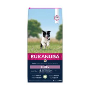 Eukanuba Puppy Small/Medium Lam og Ris 12kg