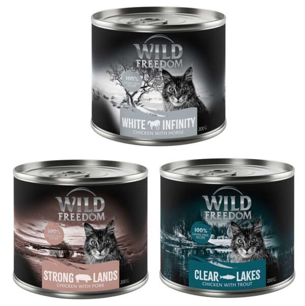 Wild Freedom Adult 6 x 200 g _ Blandet pakke III