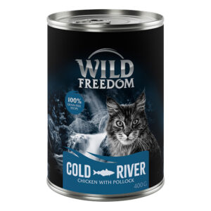 Wild Freedom Adult 6 x 400 g - Cold River - Laks & kylling