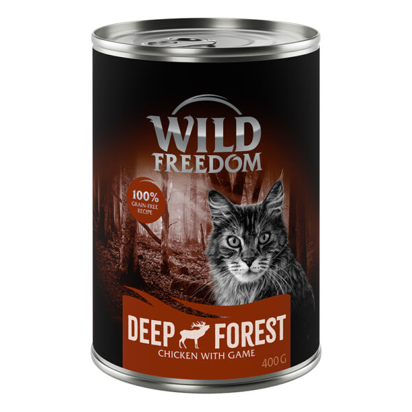 Wild Freedom Adult 6 x 400 g - Deep Forest - Vilt & kylling