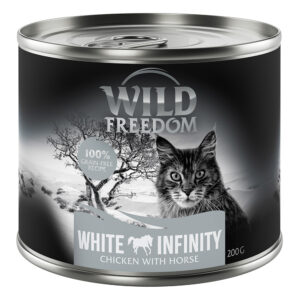 Wild Freedom Adult 6 x 200 g - White Infinity - Kylling med hest