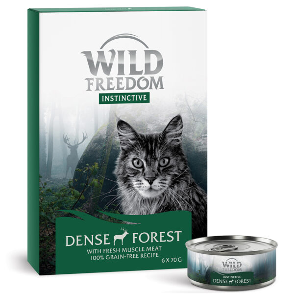 Økonomipakke Wild Freedom Adult 24 x 70 g - NY: Dense Forest - Hjort