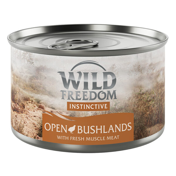 Wild Freedom Instinctive 6 x 140 g - Open Bushlands - Vaktel