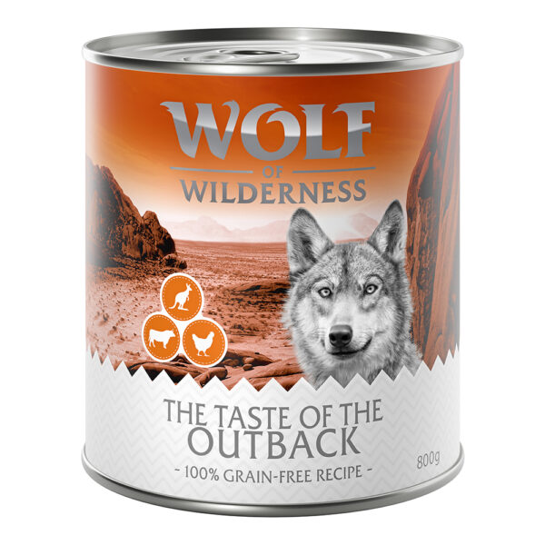 Wolf of Wilderness "The Taste Of" 6 x 800 g - The Taste of Outback