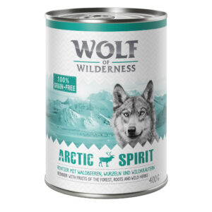 Økonomipakke Wolf of Wilderness Adult 24 x 400 g - Blandet pakke: Lam