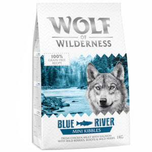 Wolf of Wilderness Mini "Blue River" - Laks - 1 kg