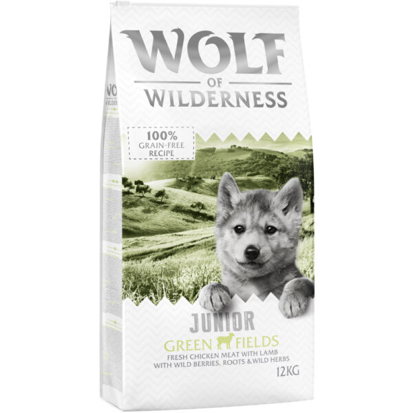 Little Wolf of Wilderness Junior "Green Fields" - Lam - 12 kg