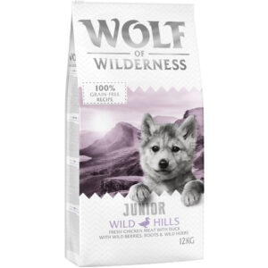 Little Wolf of Wilderness Junior "Wild Hills" - Kylling & and - 12 kg