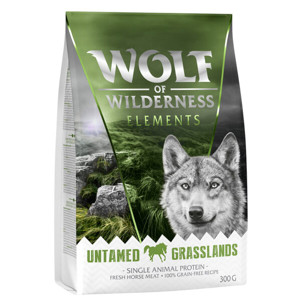 Wolf of Wilderness "Untamed Grasslands" hest - uten korn - 300 g