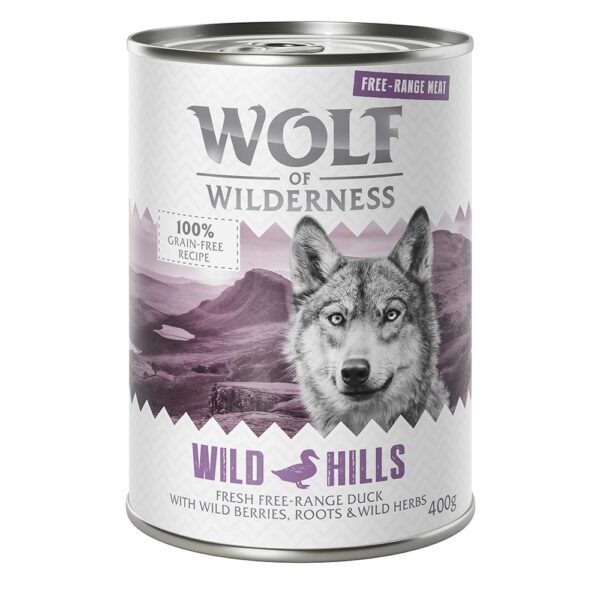 Wolf of Wilderness "Frittgående" 6 x 400 g - Wild Hills - Frittgående And