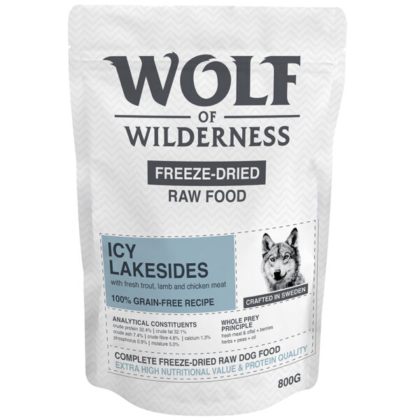 Wolf of Wilderness "Icy Lakesides" lam