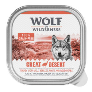 Wolf of Wilderness Adult 6 x 300 g - Great Desert - kalkun