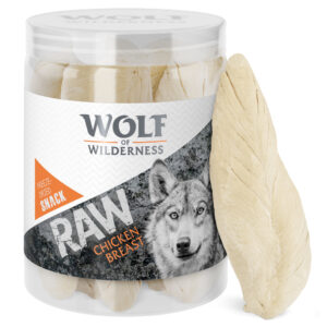 Wolf of Wilderness RAW Snack - Kyllingbryst Filet (frysetørket) - 330 g (3 x 110 g)