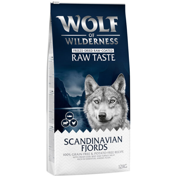 Wolf of Wilderness "The Taste of Scandinavia" - Økonomipakke: 2 x 12 kg